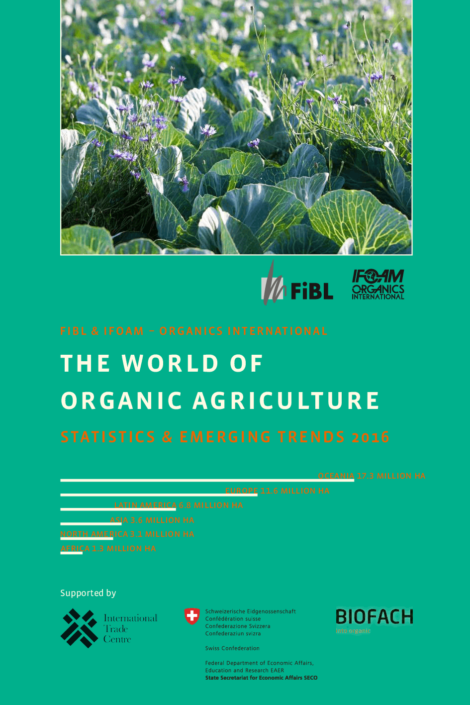 The World Of Organic Agriculture Statistics & Emerging Trends 2016